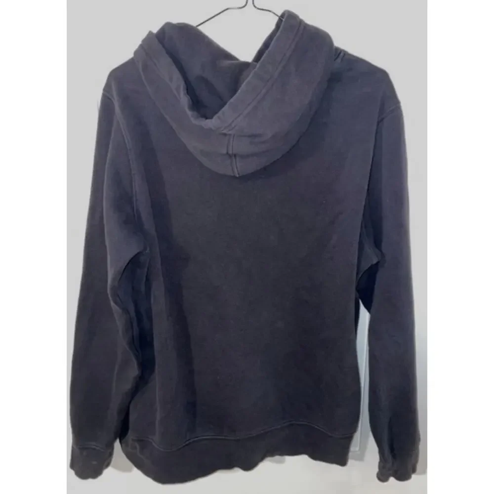 The North Face Mens Black Hoodie Medium Cotton Pullover Sweatshirt Outdoors